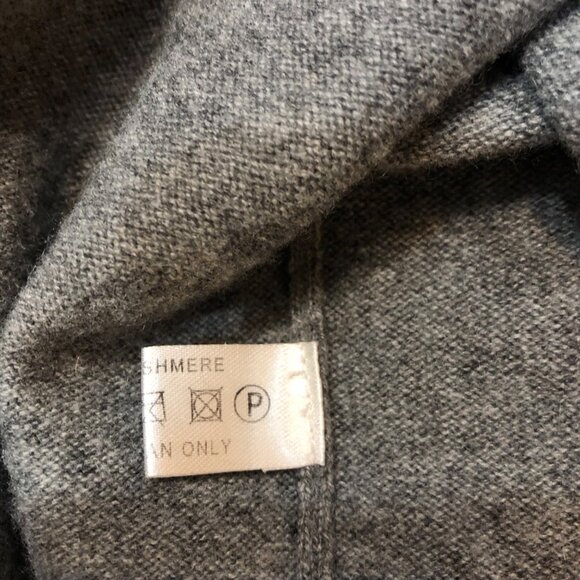 Jeff Rose 100% Cashmere V-Neck Gray Knit Vest Size XL - Picture 7 of 7